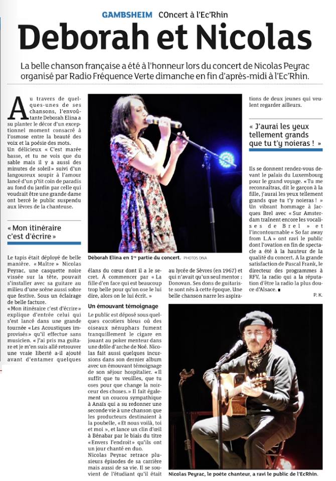 Articles de Derni&egrave;res Nouvelles d'Alsace